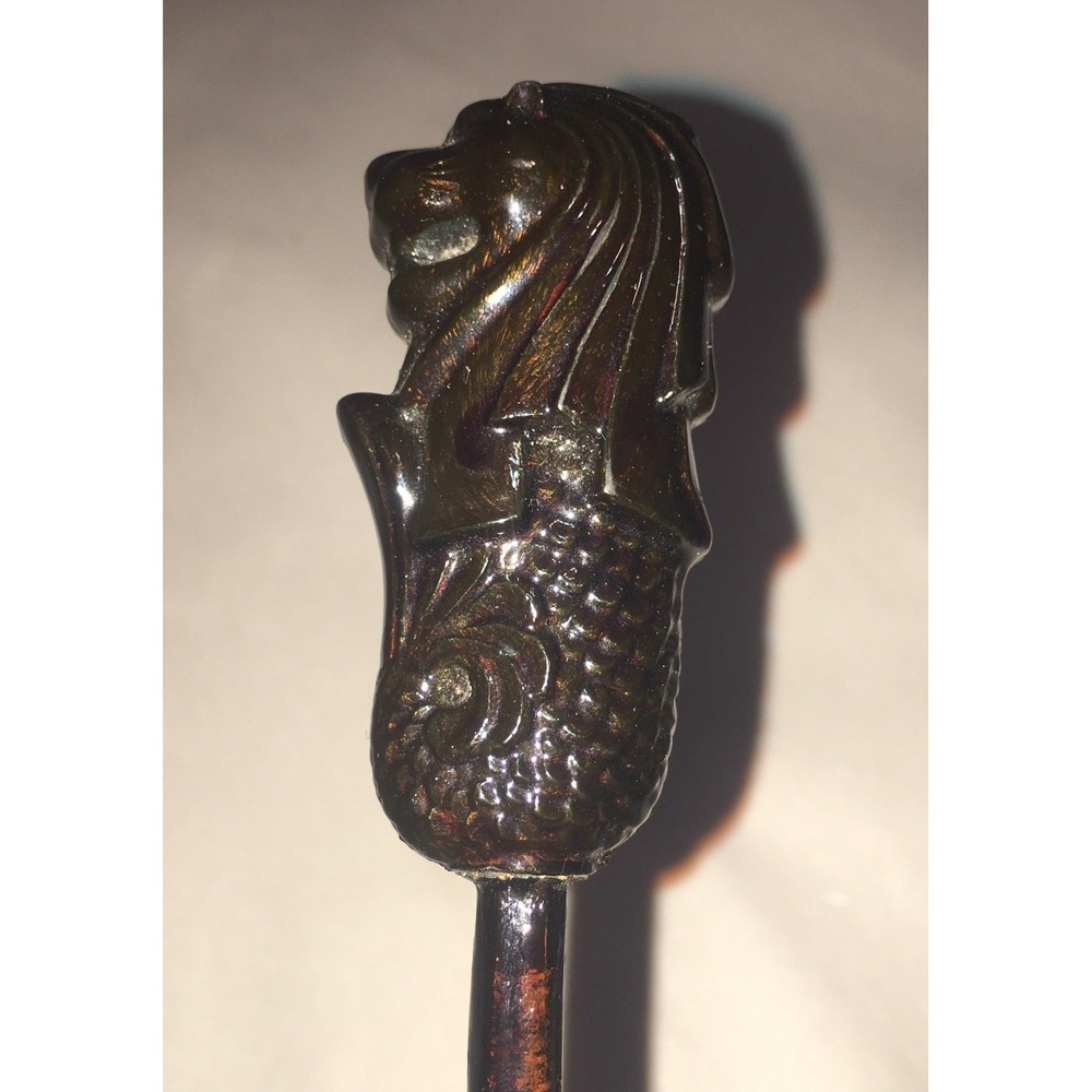 Lions Head Wooden Back Scratcher Decorative